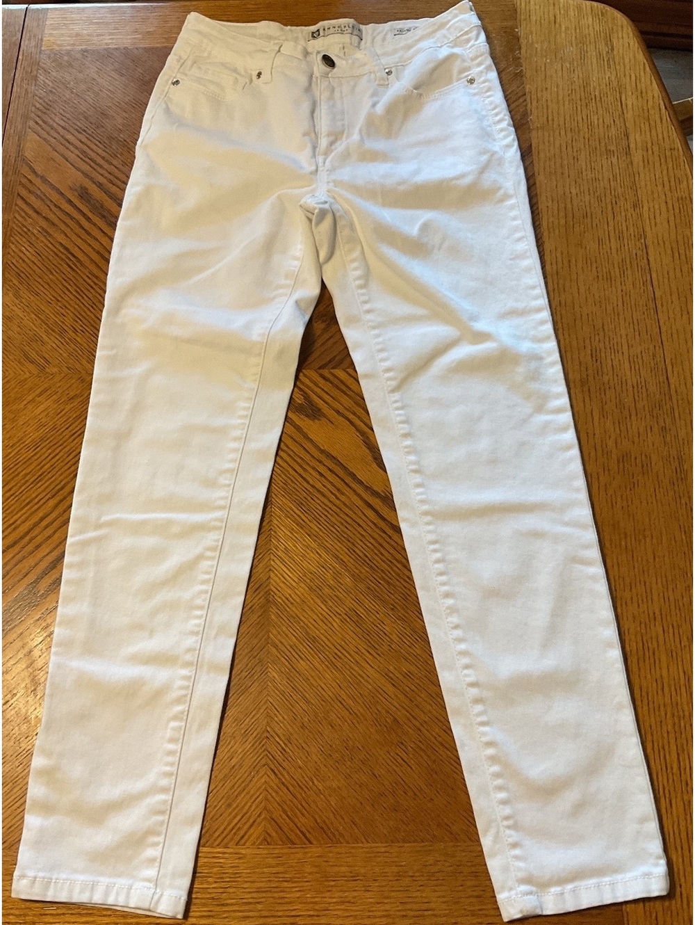 Anne Klein Women’s White Skinny Ankle Jeans Pants Size 2